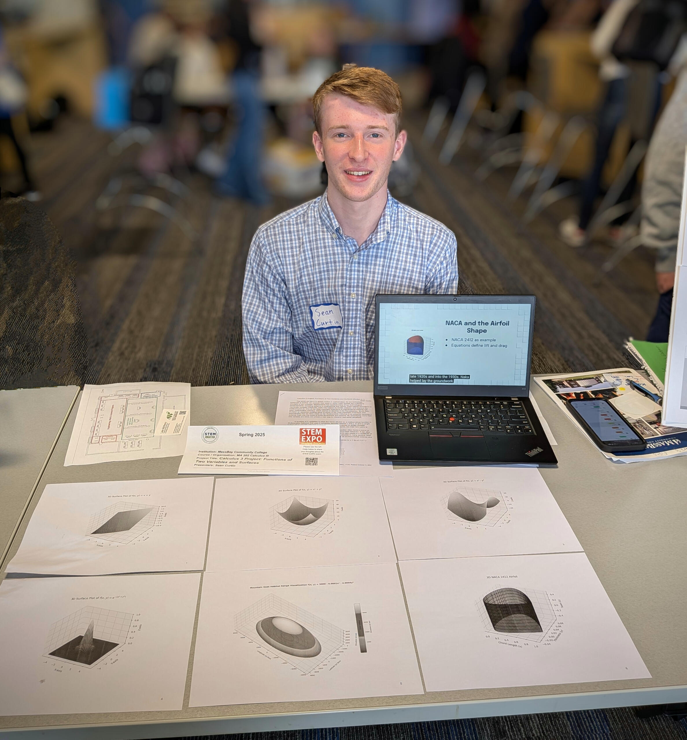 Presenting My Project at The Spring 2025 MassBay STEM Expo